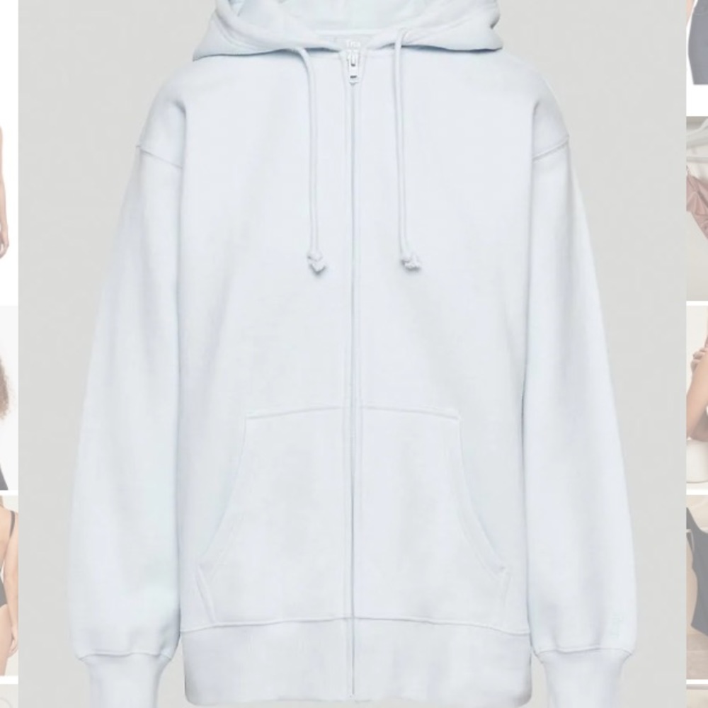 TNA Cozy Fleece Boyfriend Zip-Up Hoodie